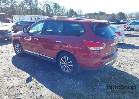 2014 Nissan Pathfinder Sl z USA, uszkodzony, nr VIN 5N1AR2MN4EC705669